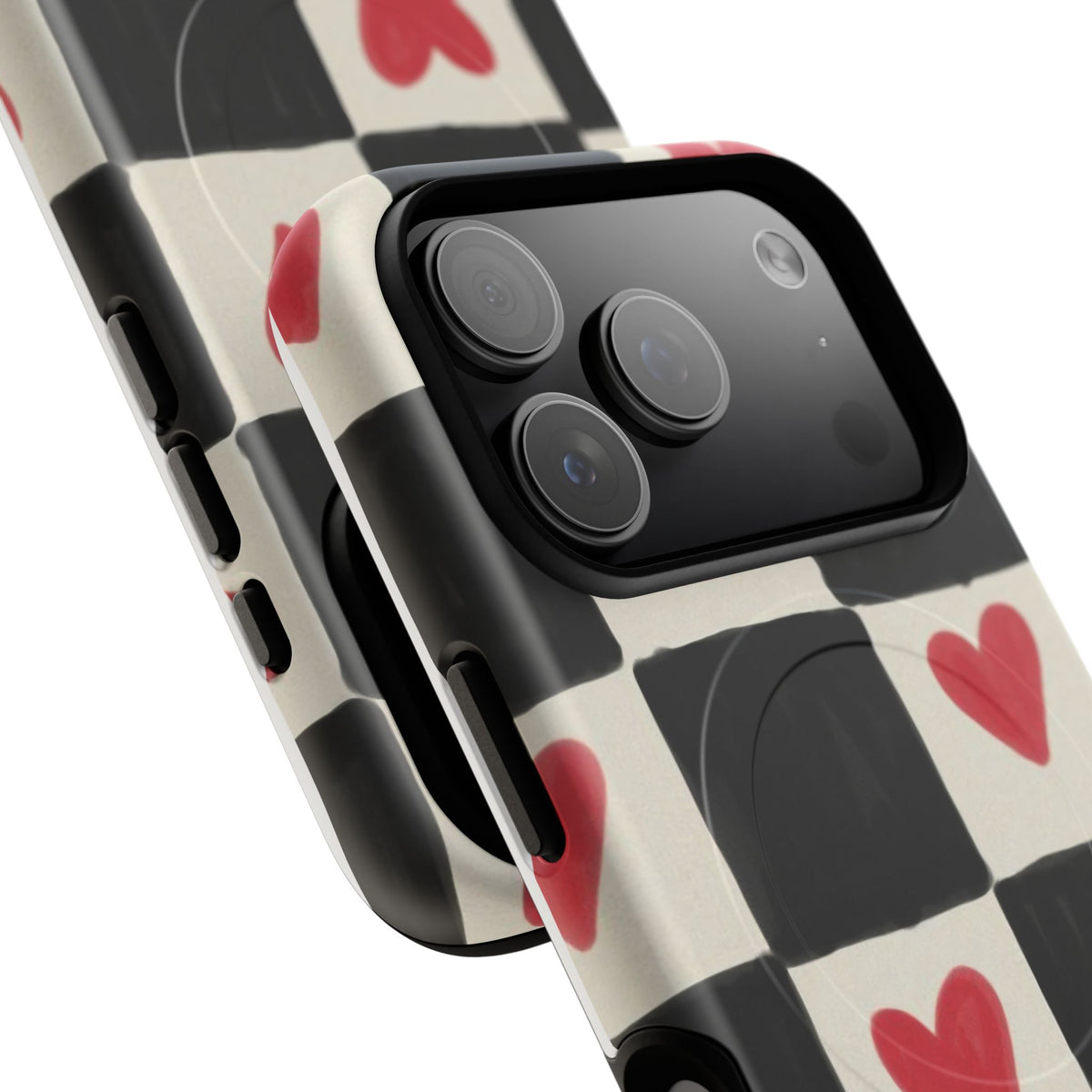 Heart Check MagSafe Tough Phone Case — Magnetic Protective Cover
