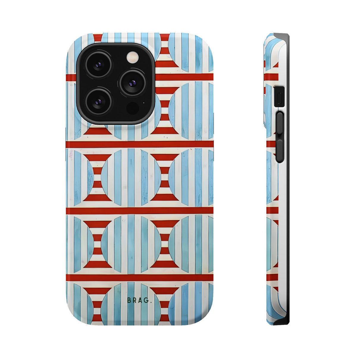 Riviera Stripe Magnetic Impact-Resistant Phone Case