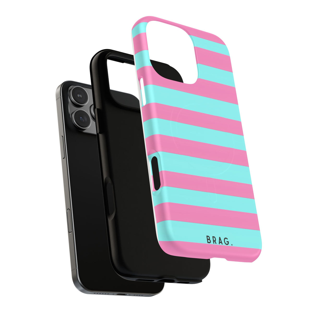 Taffy Stripe MagSafe Tough Phone Case — Magnetic Protective Cover