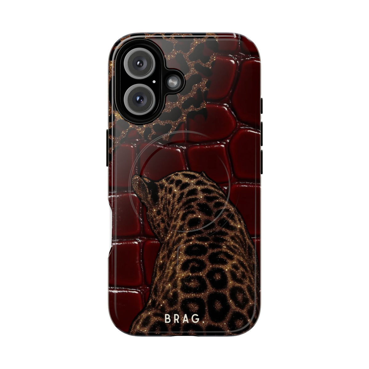 Leopard Lounge MagSafe Tough Phone Case — Magnetic Protective Cover