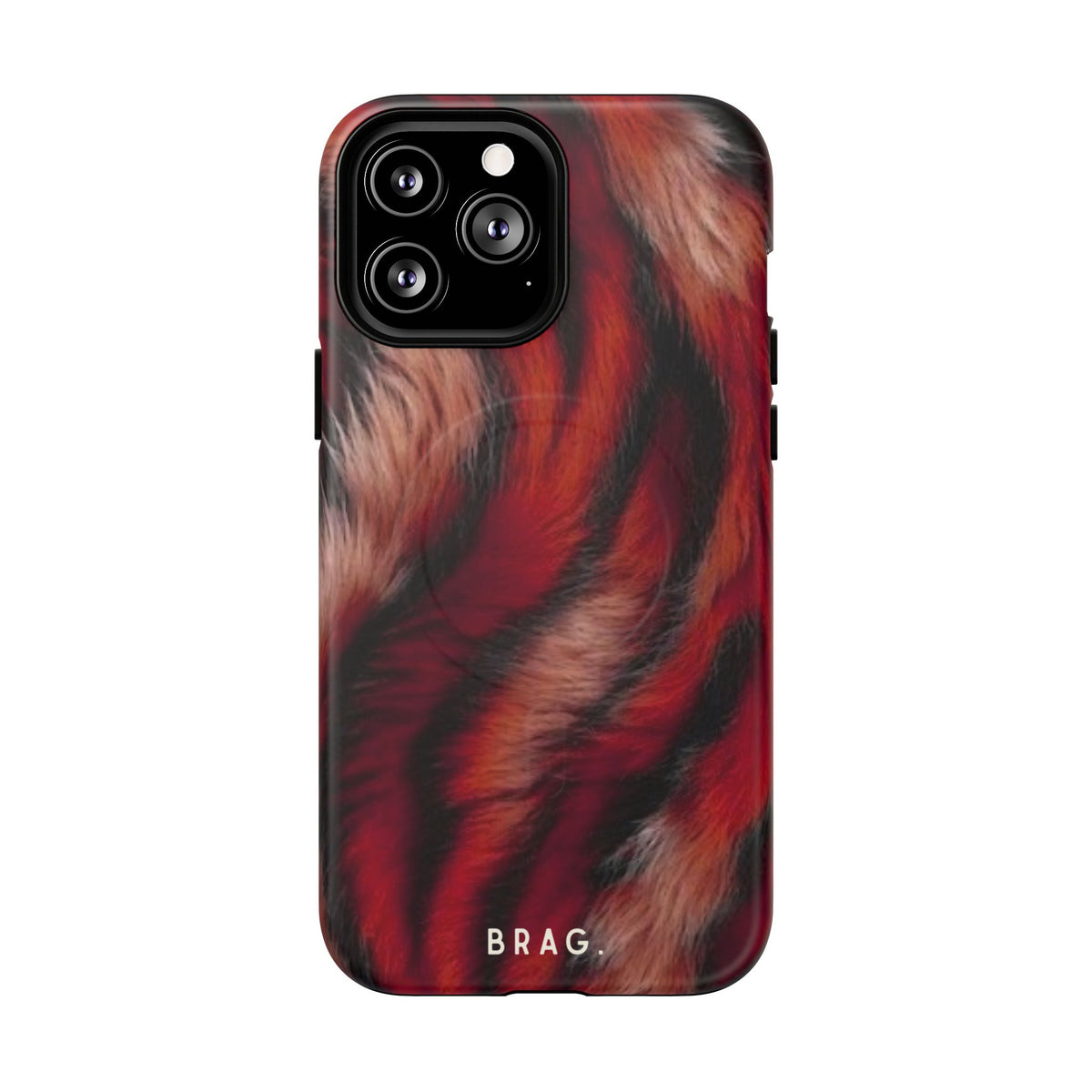Red Rush MagSafe Tough Phone Case — Magnetic Protective Cover