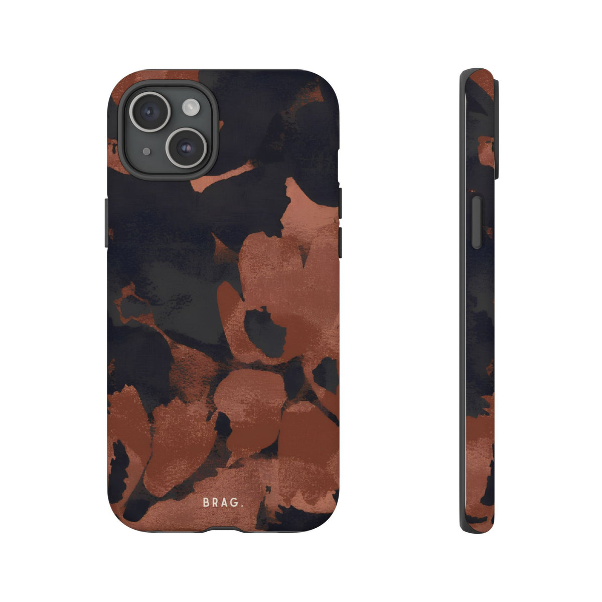 Terracotta Bloom Tough Phone Case – Shockproof Protective iPhone Cover