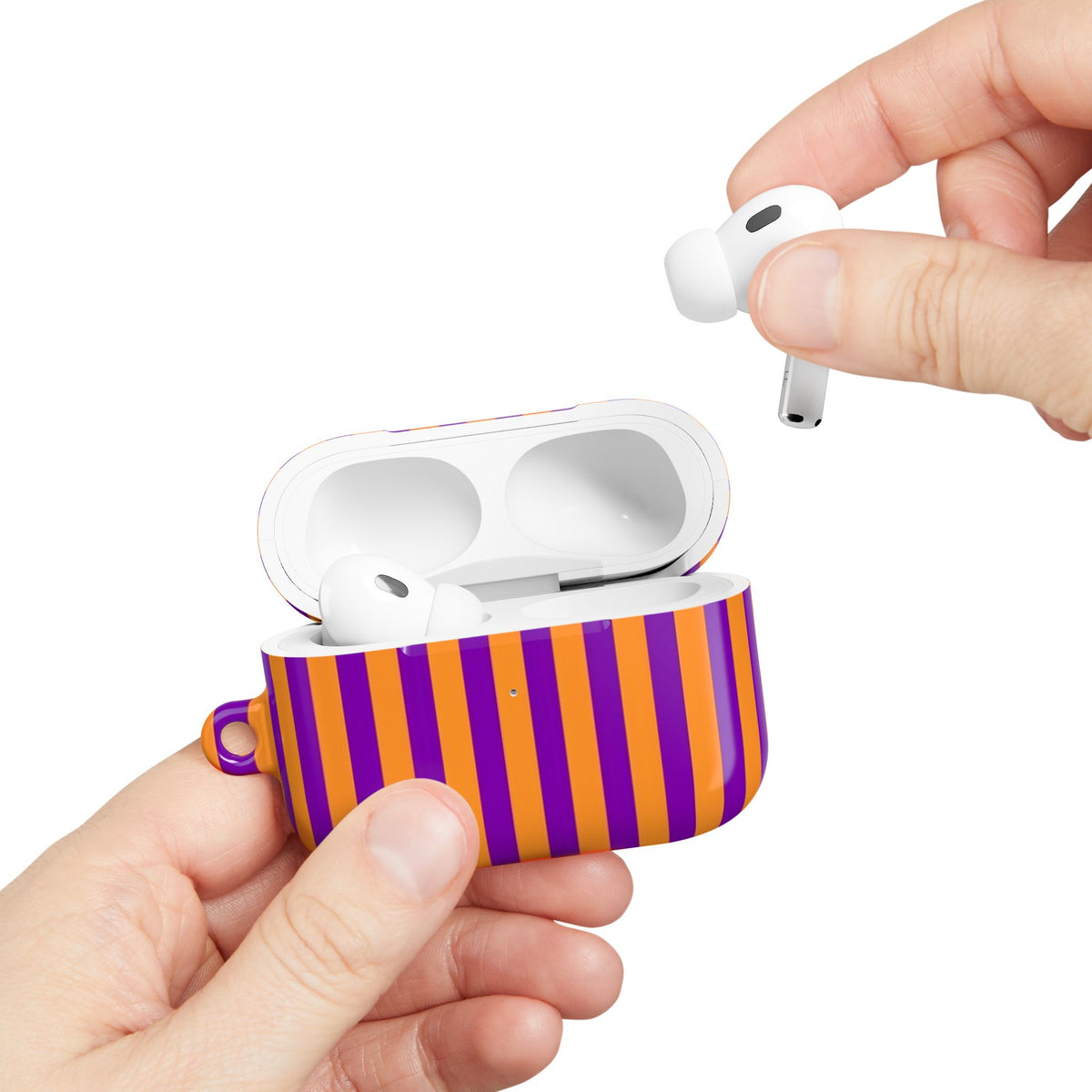 Electric Sunset AirPod Case – Slim Protective Charging Case