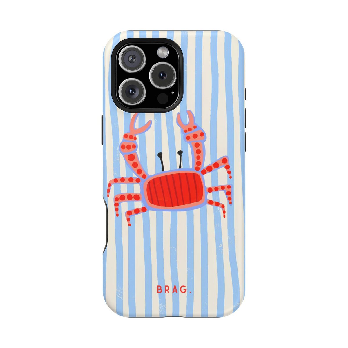 Azure Crab Magnetic Impact-Resistant Phone Case