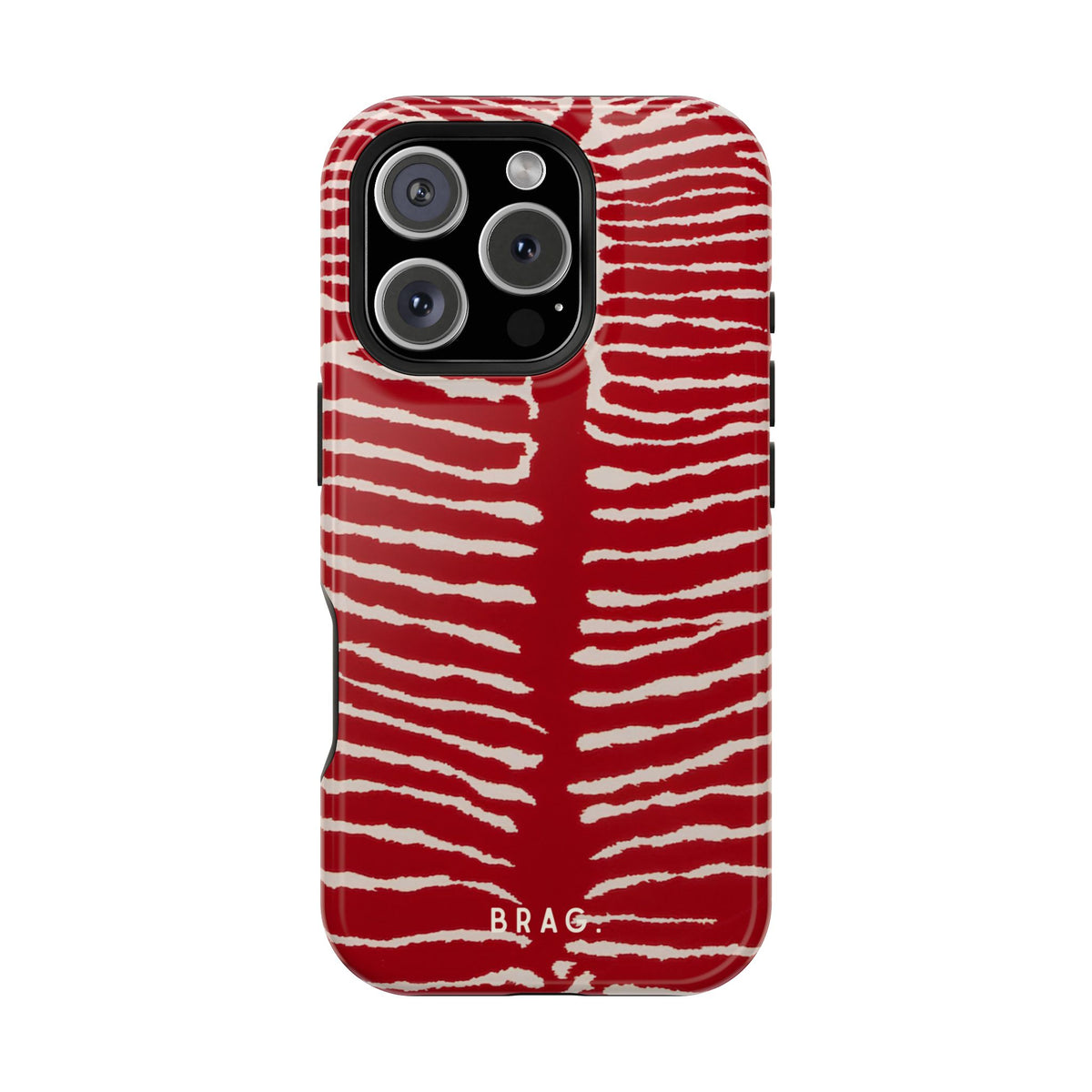 Striped Heat Magnetic Impact-Resistant Phone Case