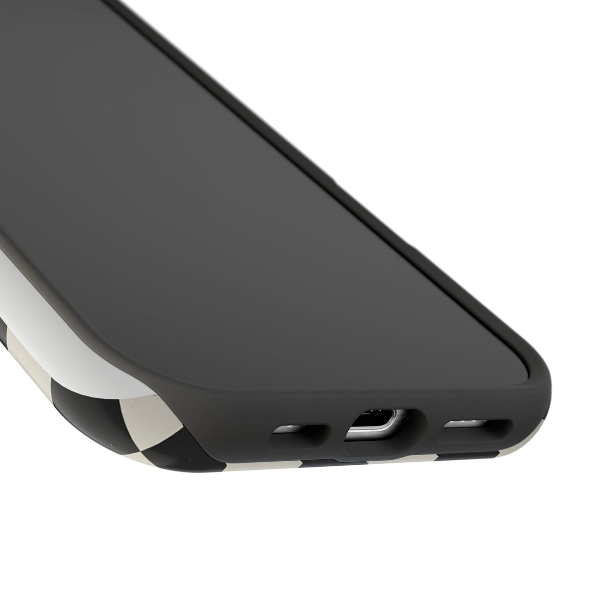 Cherry Check Magnetic Impact-Resistant Phone Case