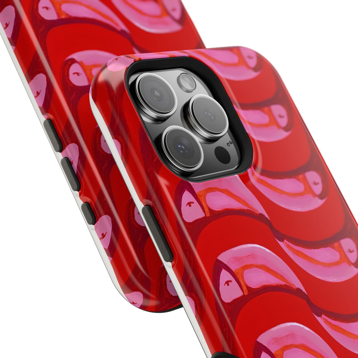 Pink Current Magnetic Impact-Resistant Phone Case