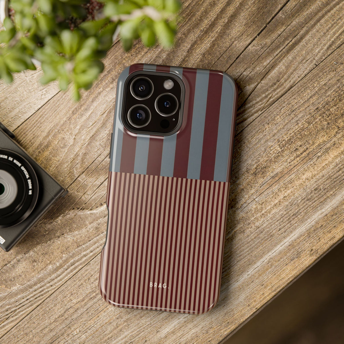 Candy Stripe Magnetic Impact-Resistant Phone Case