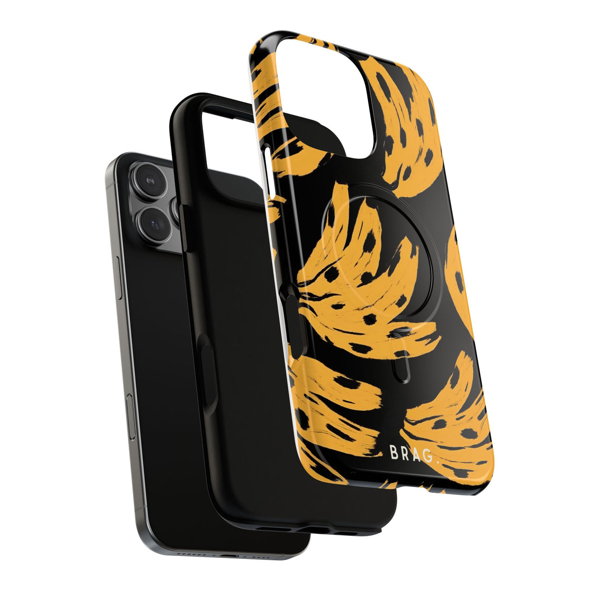 Banana Split MagSafe Tough Phone Case — Magnetic Protective Cover
