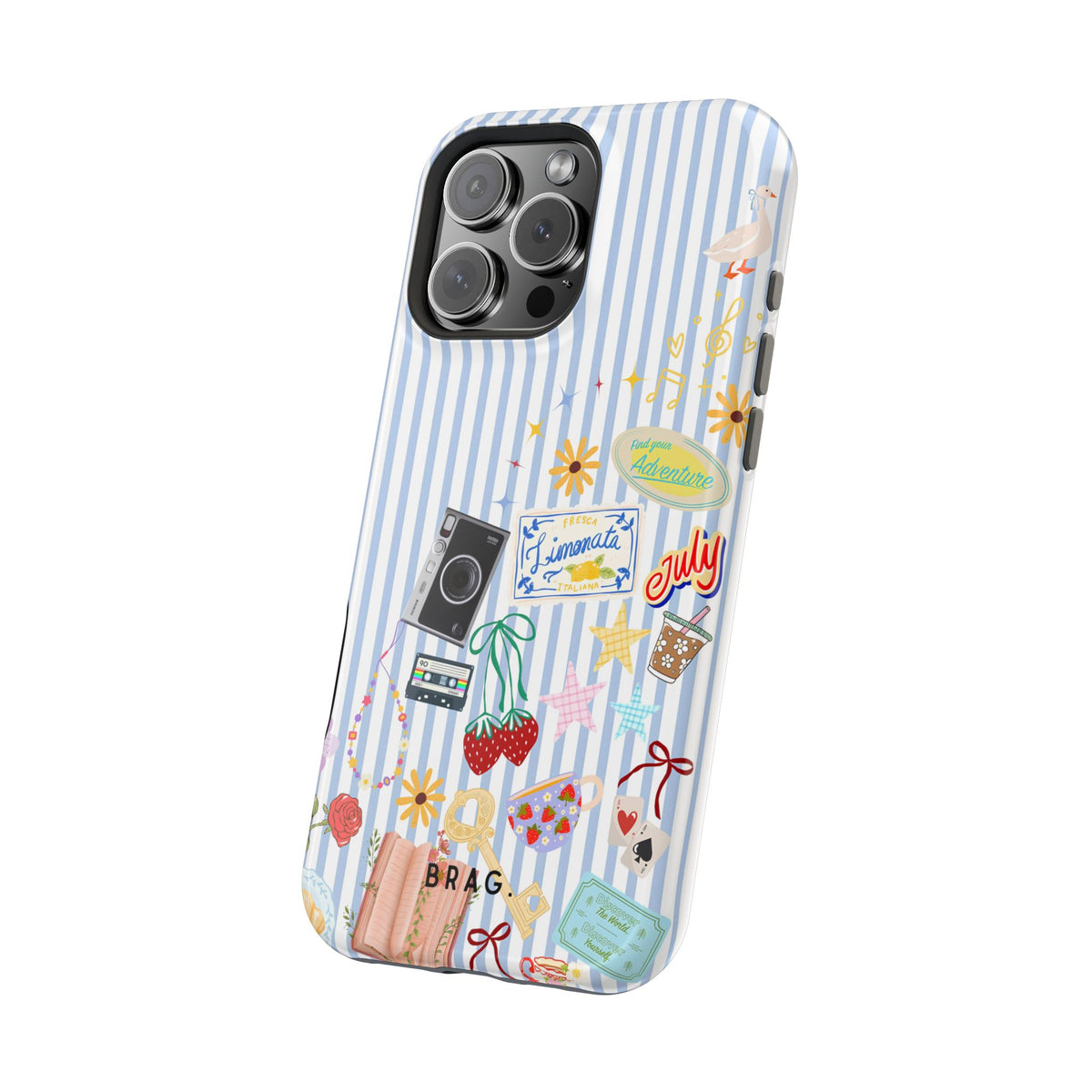 Travel Girl Magnetic Impact-Resistant Phone Case