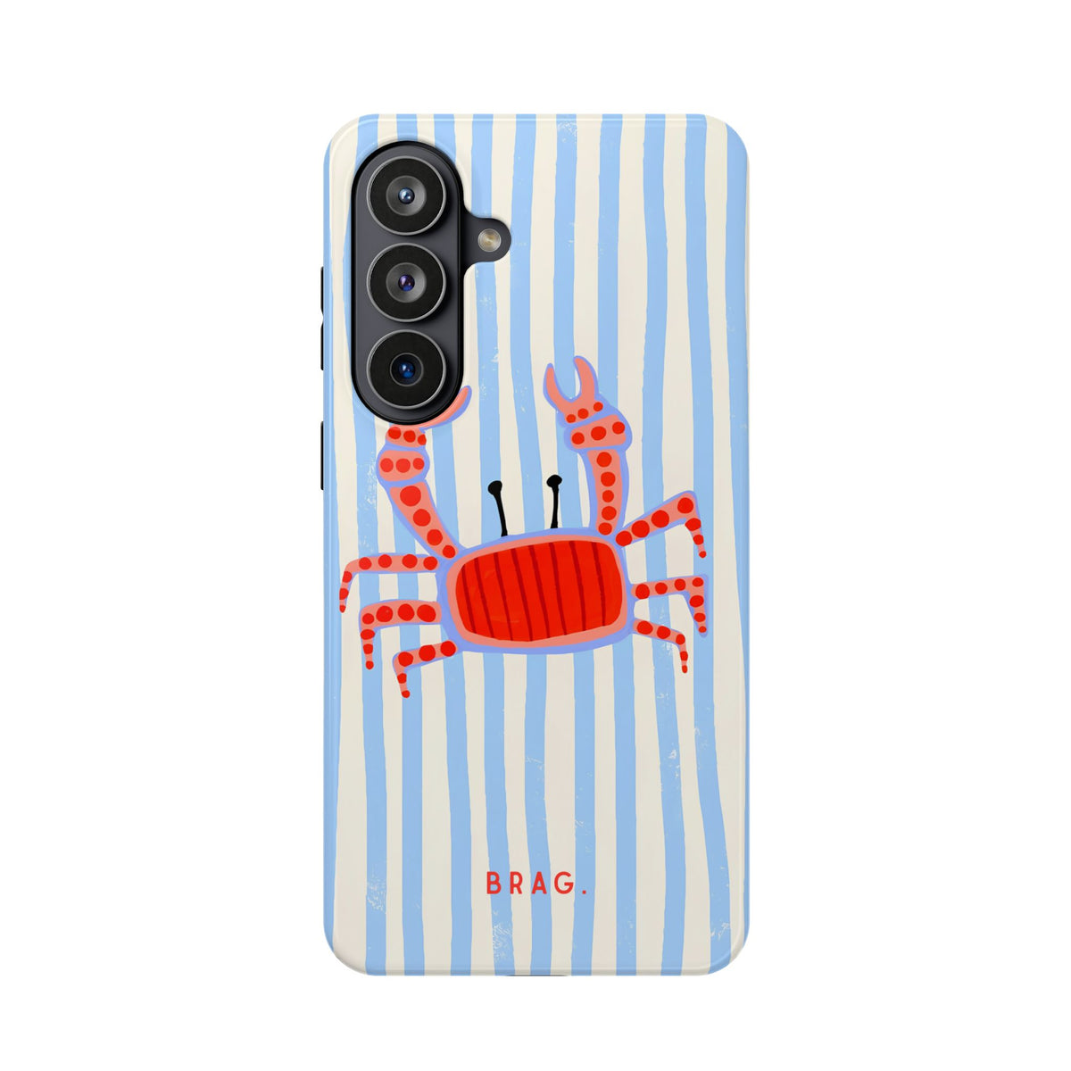 Azure Crab Magnetic Impact-Resistant Phone Case