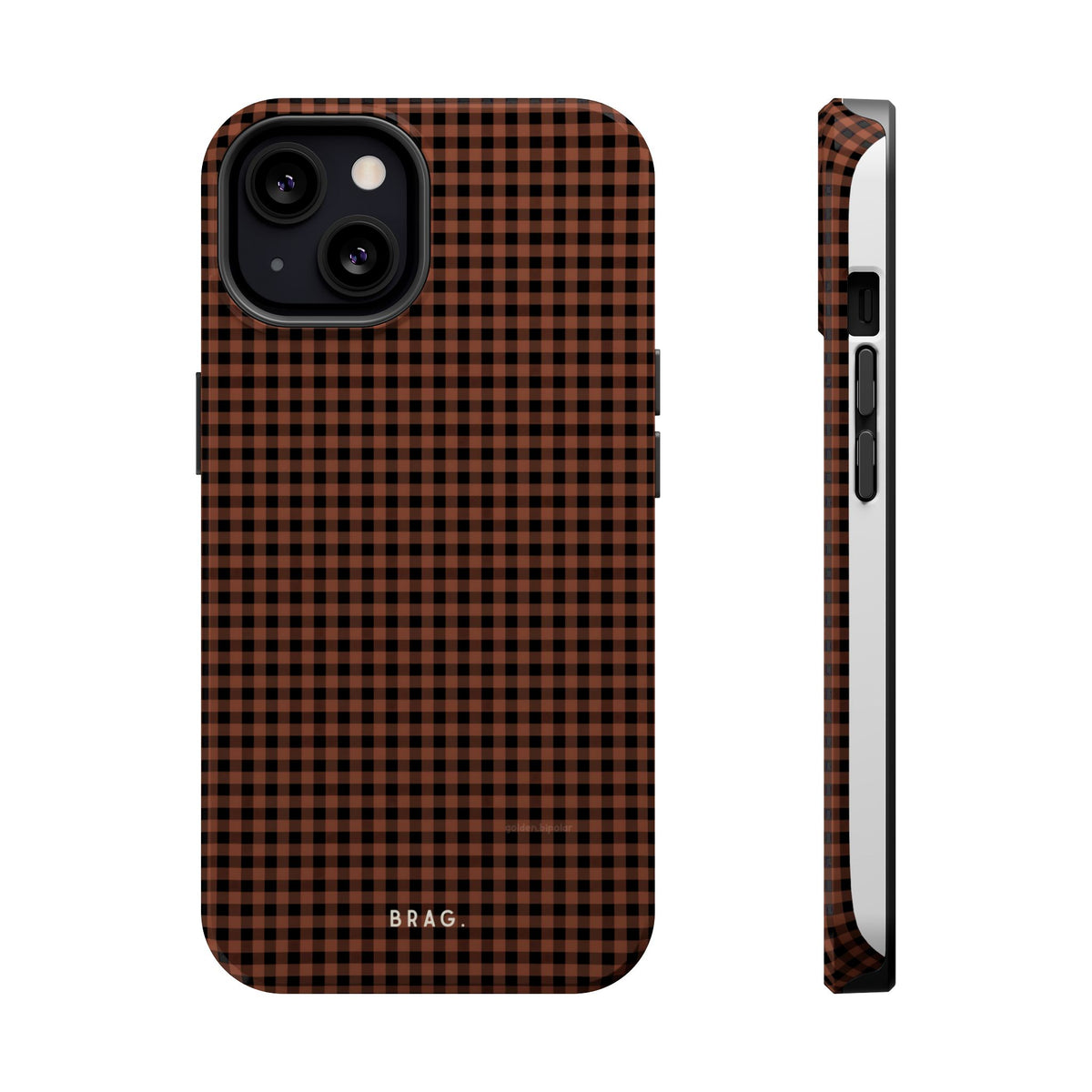 Cafe Check Magnetic Impact-Resistant Phone Case