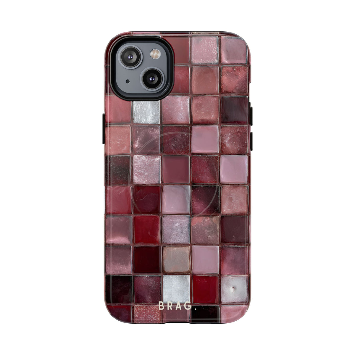 Cherry Tile MagSafe Tough Phone Case — Magnetic Protective Cover