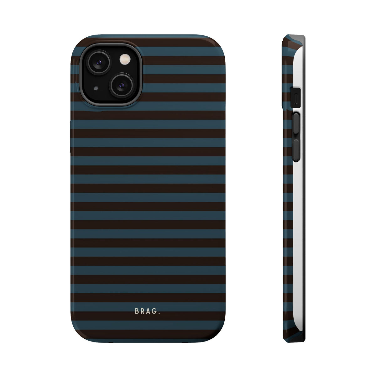 Seaside Stripe Magnetic Impact-Resistant Phone Case