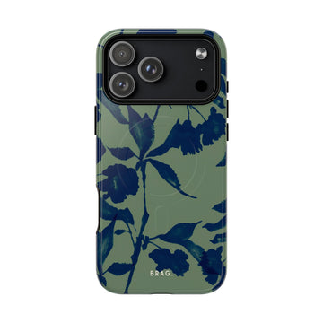 Sage Bloom MagSafe Tough Phone Case — Magnetic Protective Cover