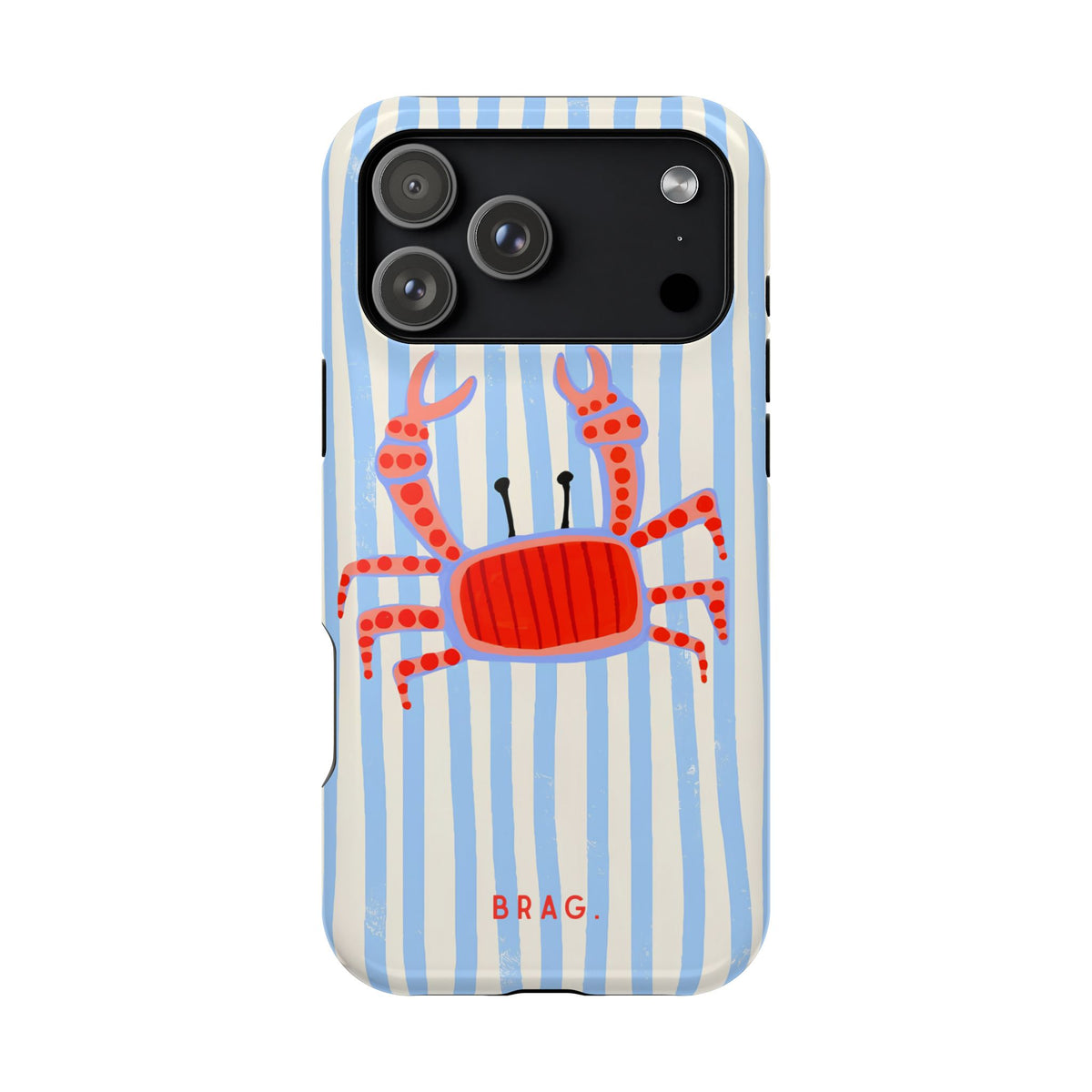 Azure Crab Magnetic Impact-Resistant Phone Case