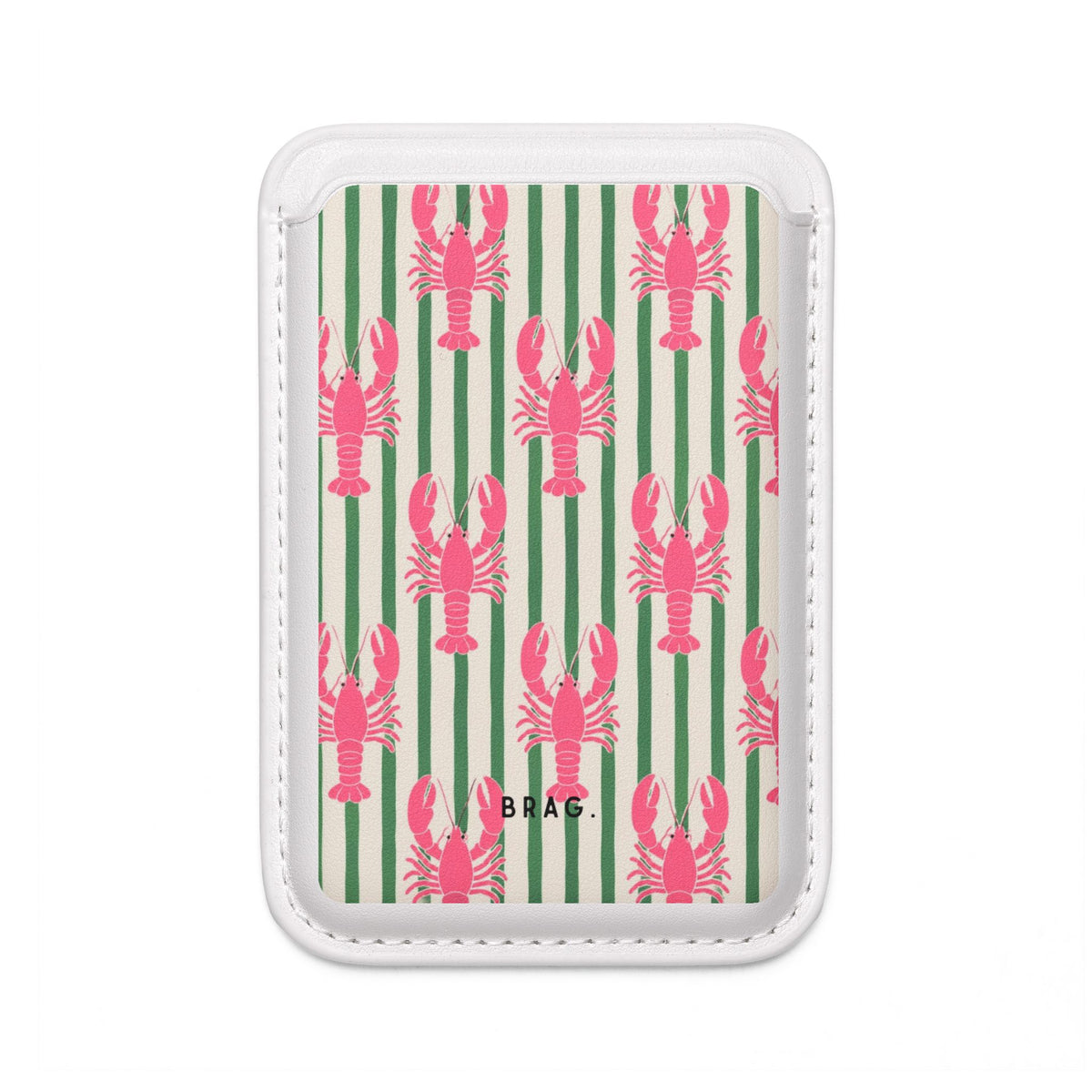 Pink Catch MagSafe Vegan Wallet — Slim Phone Card Holder