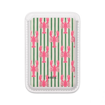 Pink Catch MagSafe Vegan Wallet — Slim Phone Card Holder