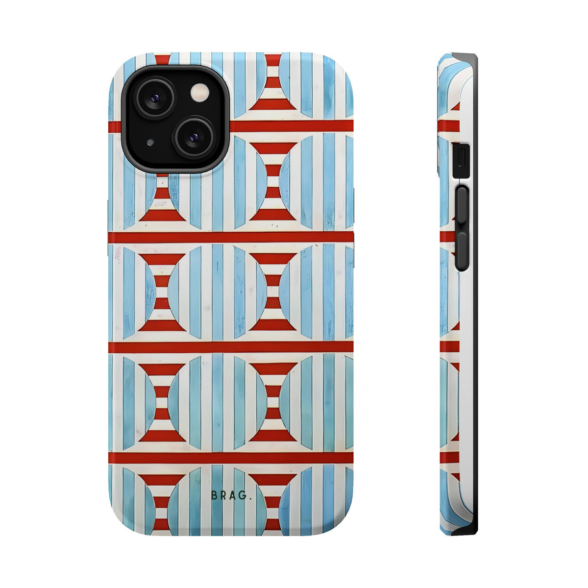 Riviera Stripe Magnetic Impact-Resistant Phone Case
