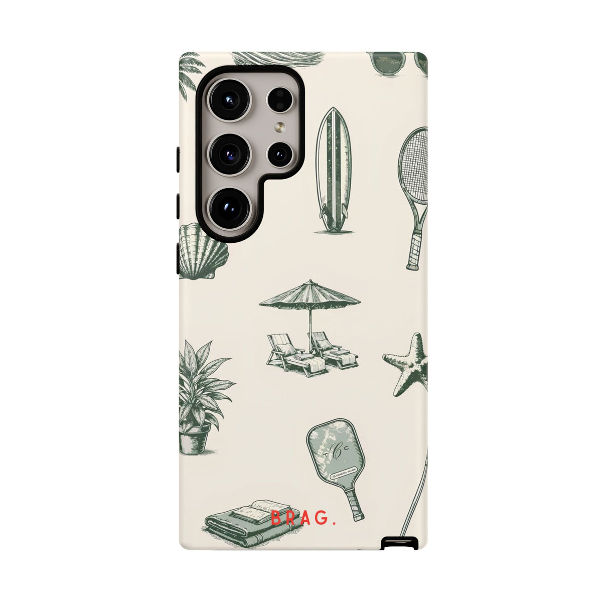 Beach Club Tough Phone Case – Shockproof Protective iPhone Cover