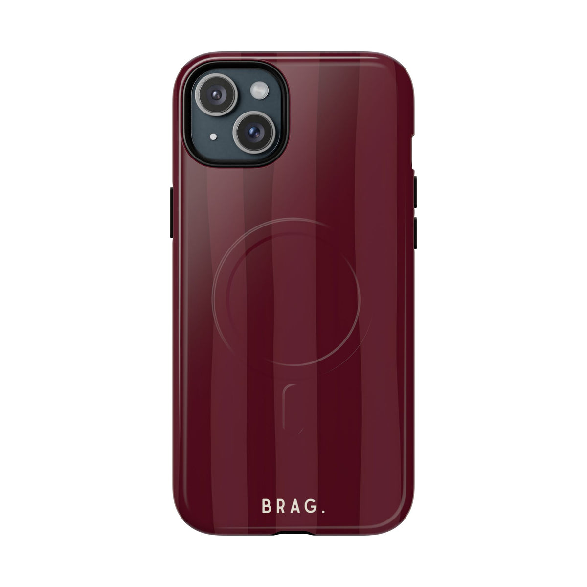 Dark Cherry MagSafe Tough Phone Case — Magnetic Protective Cover
