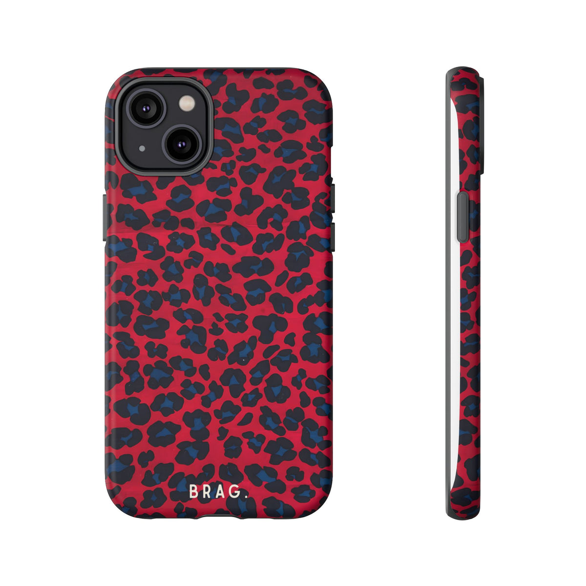 Red Flag Tough Phone Case – Shockproof Protective iPhone Cover