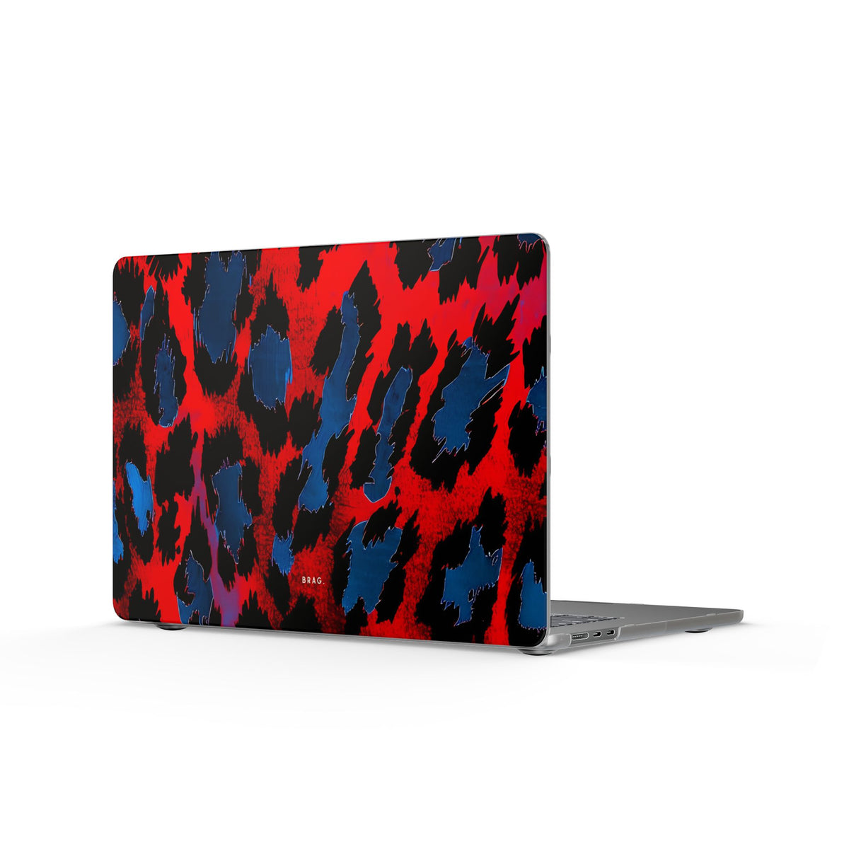 Blue Heat Matte MacBook Case — Slim Protective Laptop Cover