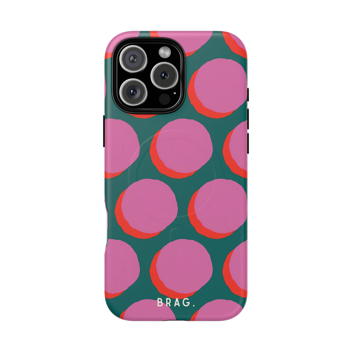 Pink Moon MagSafe Tough Phone Case — Magnetic Protective Cover