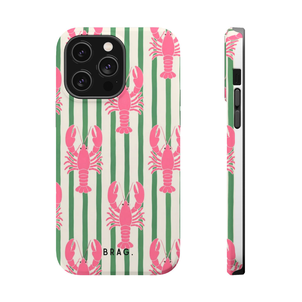 Pink catch Magnetic Impact-Resistant Phone Case