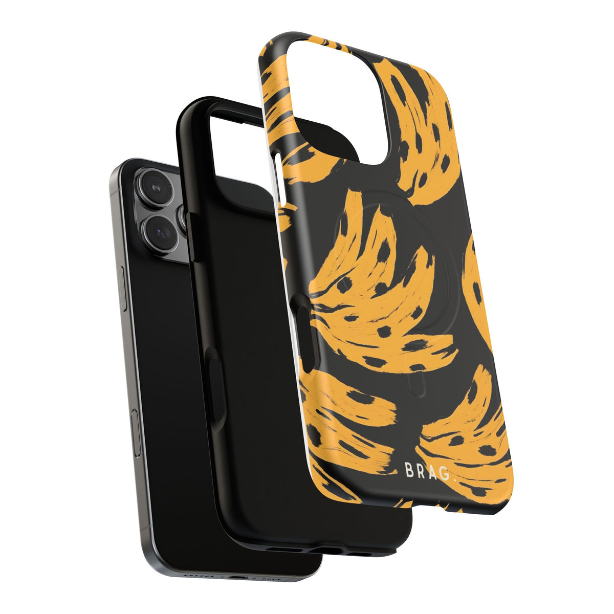 Banana Split MagSafe Tough Phone Case — Magnetic Protective Cover