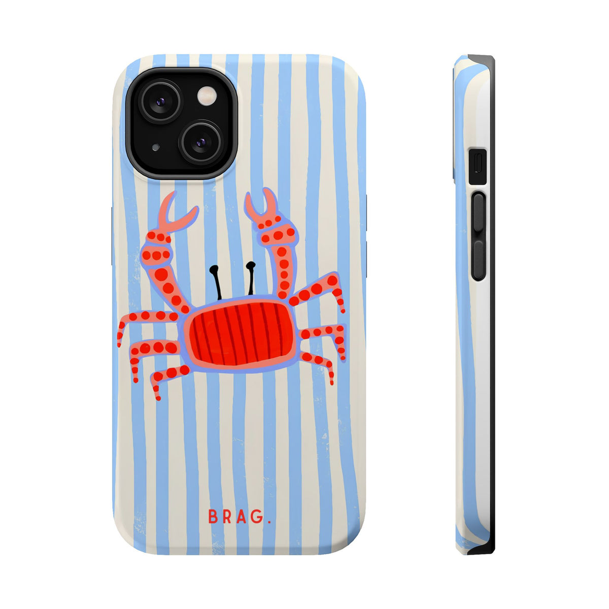 Azure Crab Magnetic Impact-Resistant Phone Case