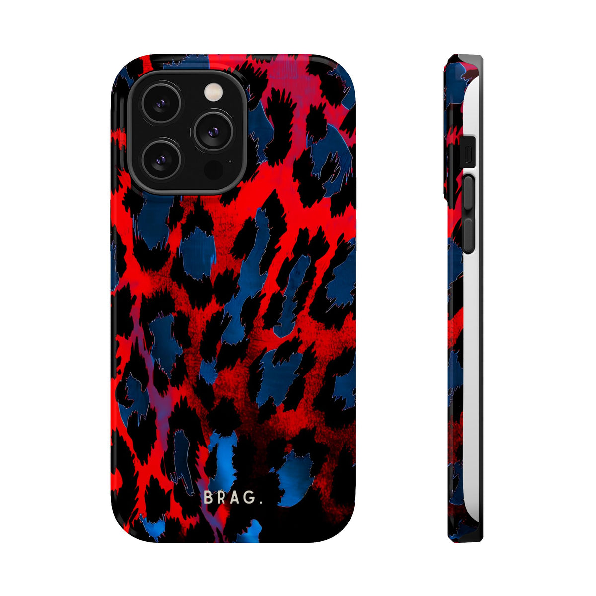 Blue Heat Magnetic Impact-Resistant Phone Case
