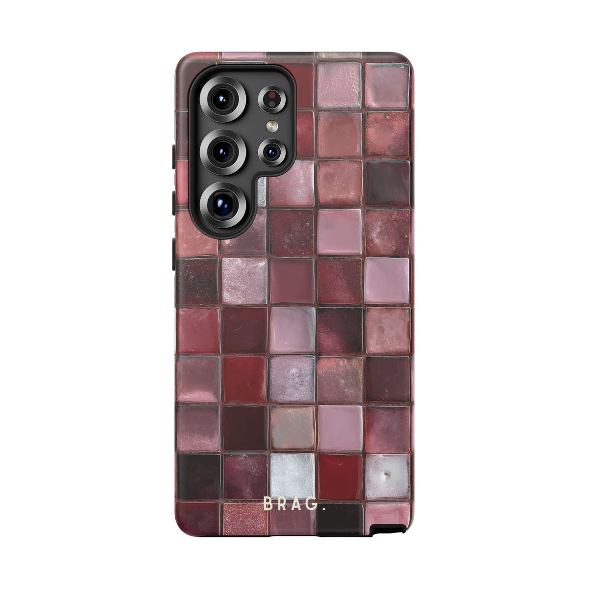 Cherry Tile Tough Phone Case – Shockproof Protective iPhone Cover