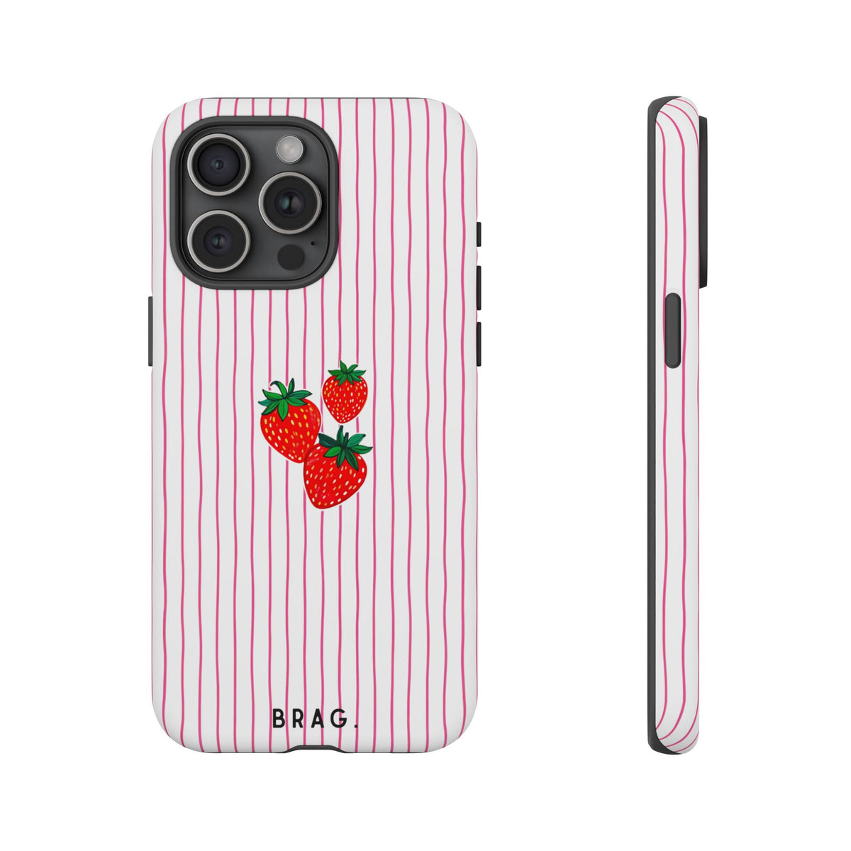 Berry Kiss Tough Phone Case – Shockproof Protective iPhone Cover