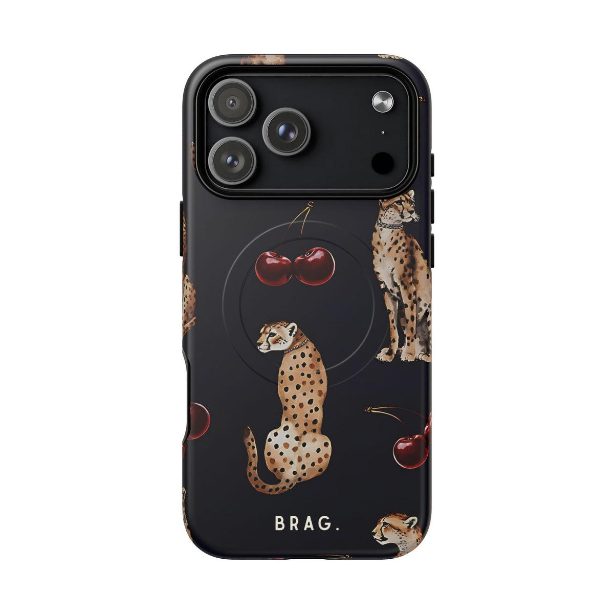 Wild Cherry MagSafe Tough Phone Case — Magnetic Protective Cover