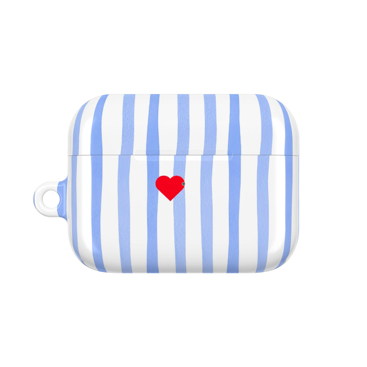 Blue Heart AirPod Case – Slim Protective Charging Case