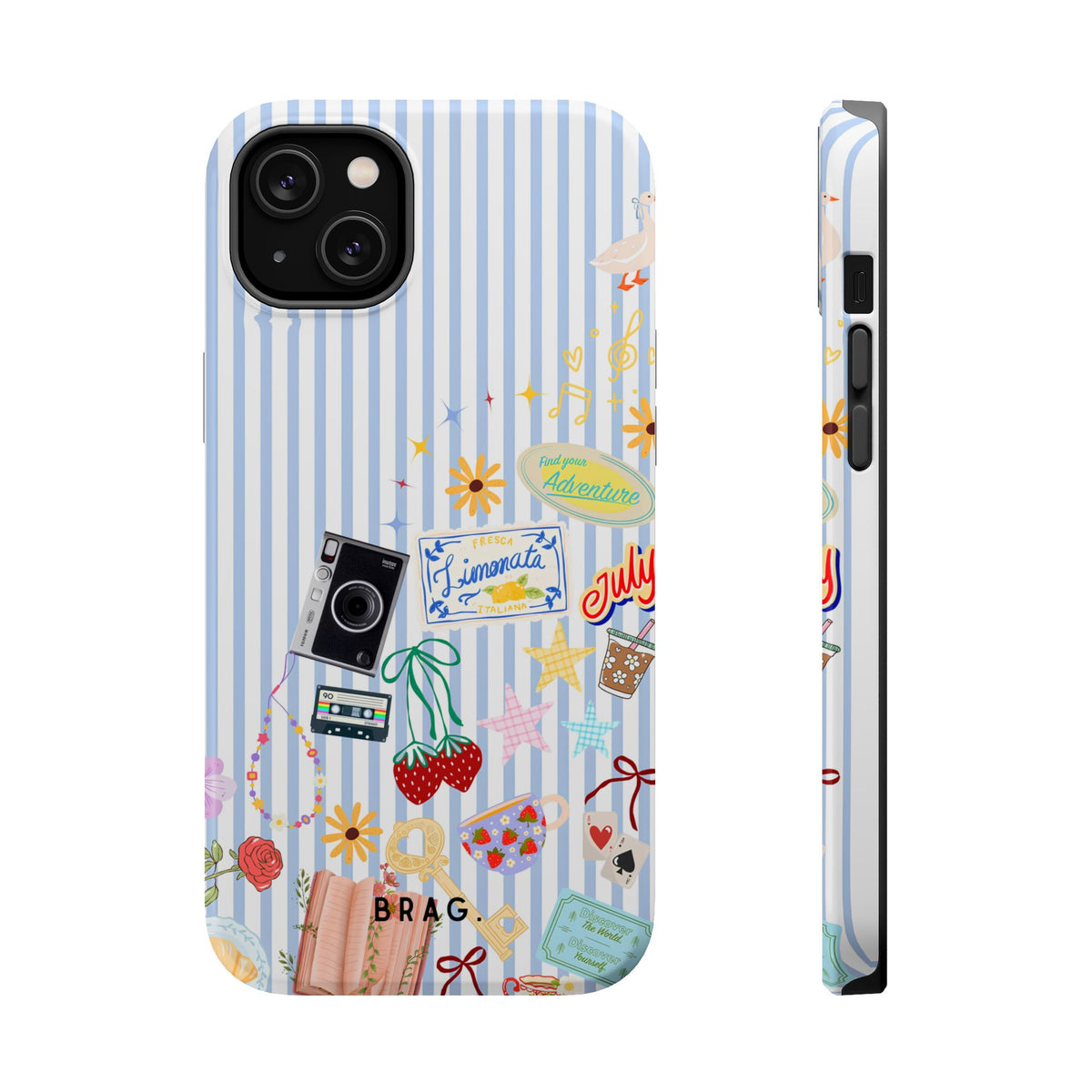 Travel Girl Magnetic Impact-Resistant Phone Case