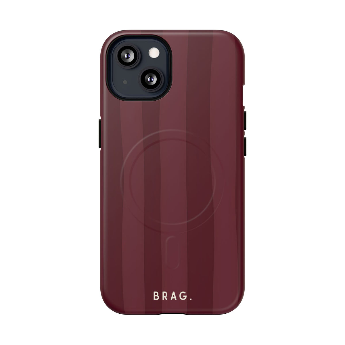 Dark Cherry MagSafe Tough Phone Case — Magnetic Protective Cover