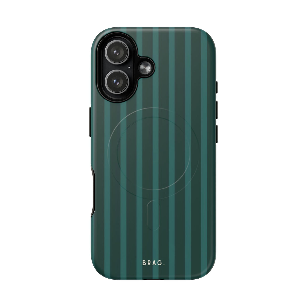 Forest Stripe MagSafe Tough Phone Case — Magnetic Protective Cover