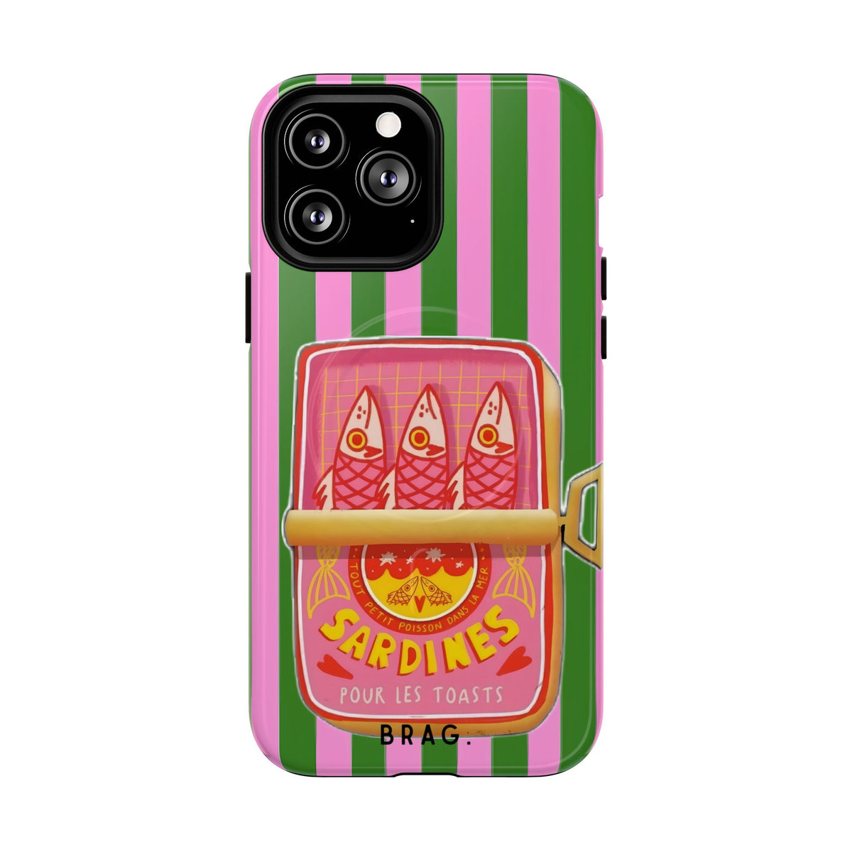 Tinned Pink MagSafe Tough Phone Case — Magnetic Protective Cover