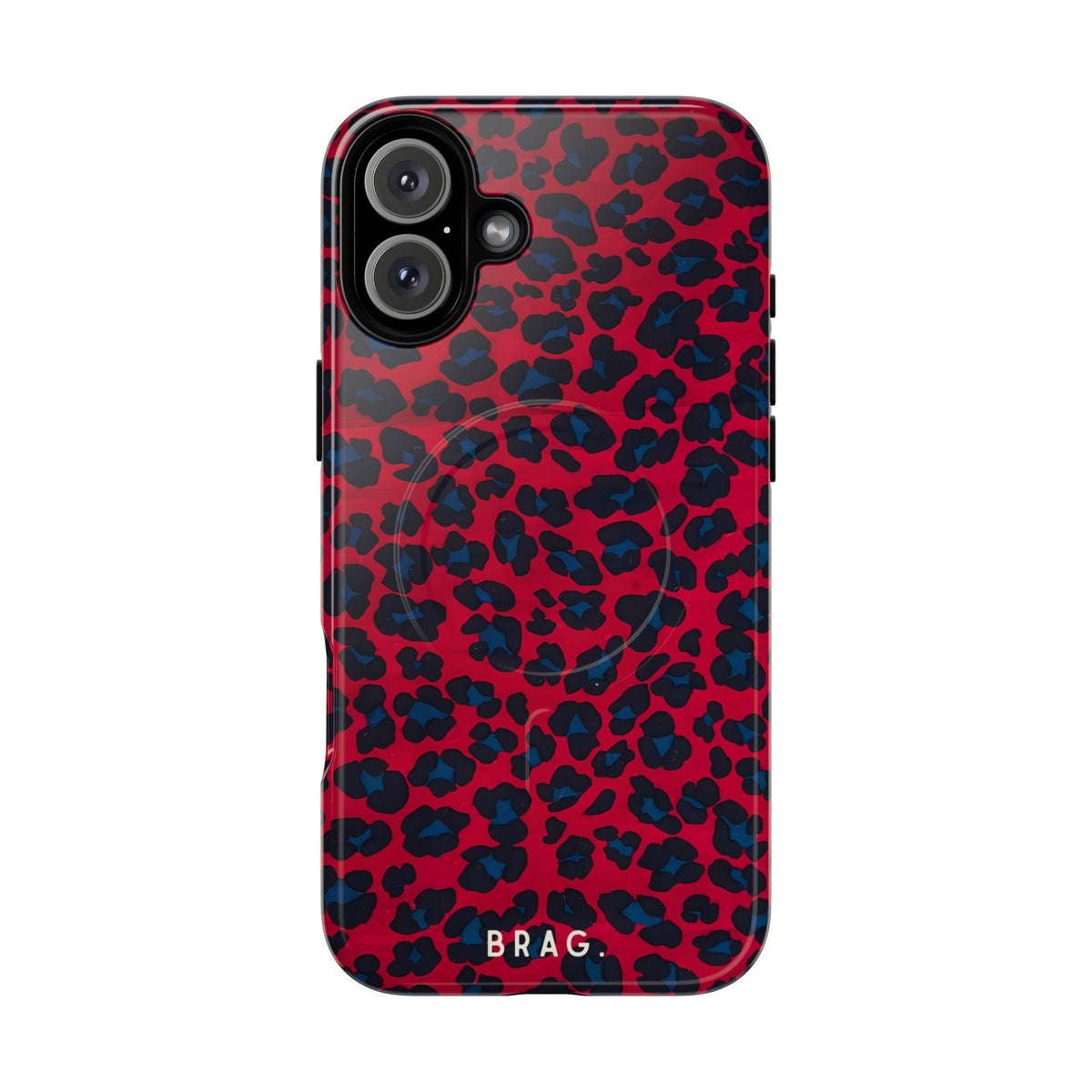 Red Flag MagSafe Tough Phone Case — Magnetic Protective Cover