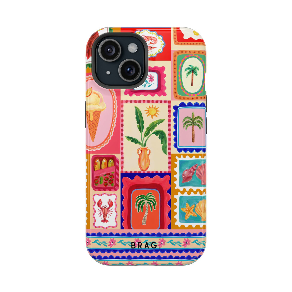 Postcard Magnetic Impact-Resistant Phone Case