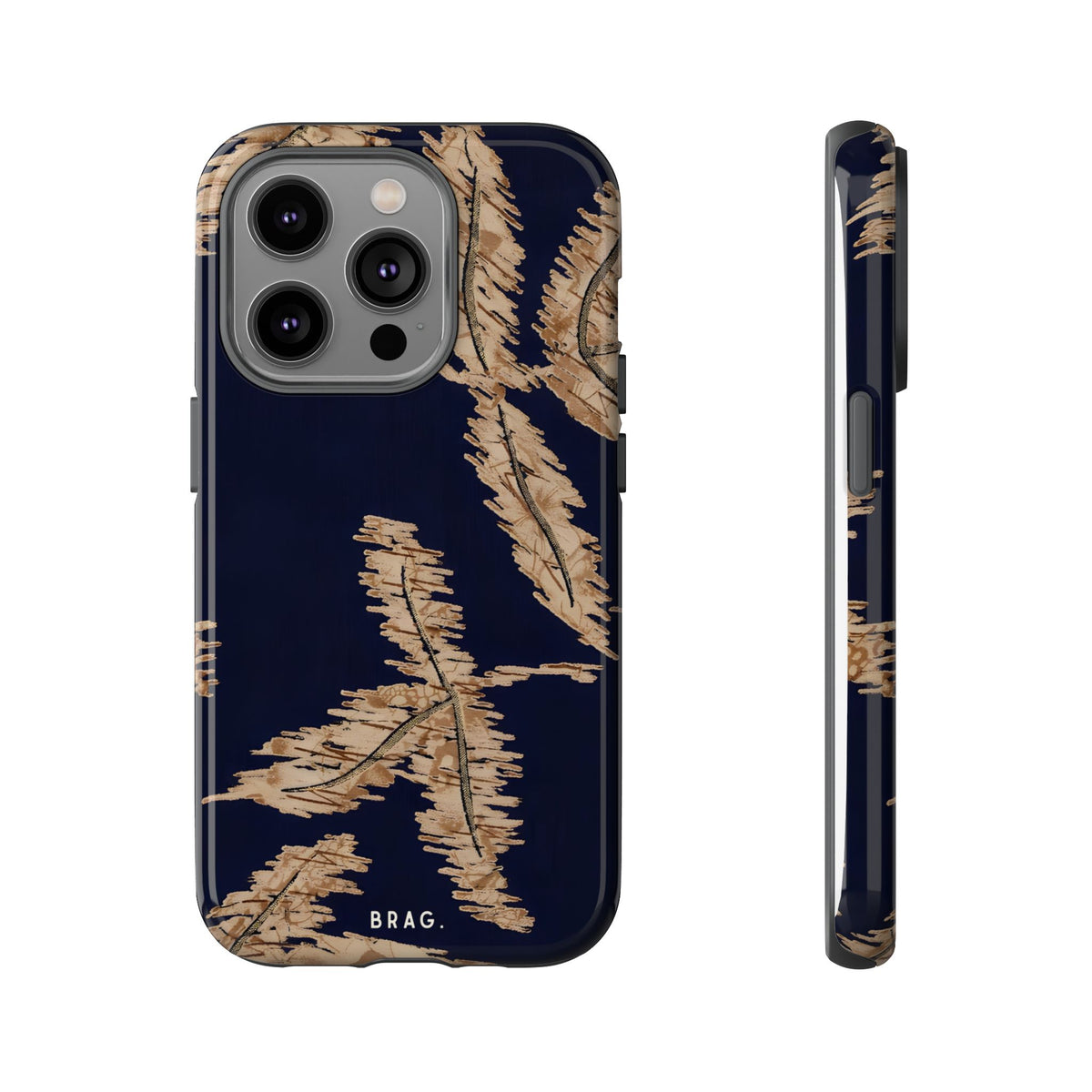 Golden Fern Tough Phone Case – Shockproof Protective iPhone Cover