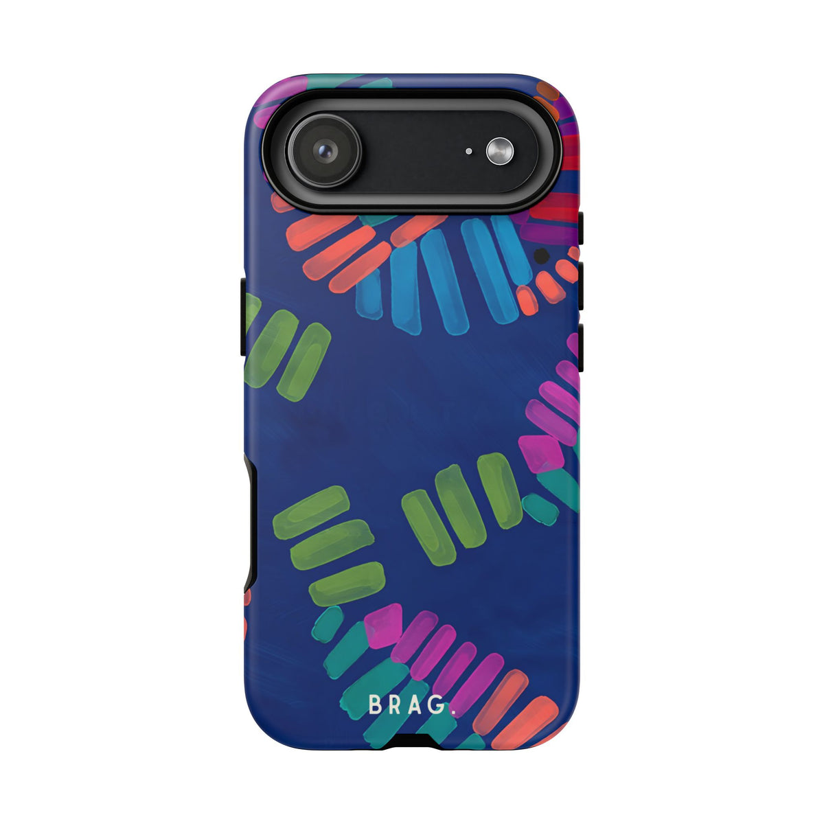 Blue Palm Tough Phone Case – Shockproof Protective iPhone Cover