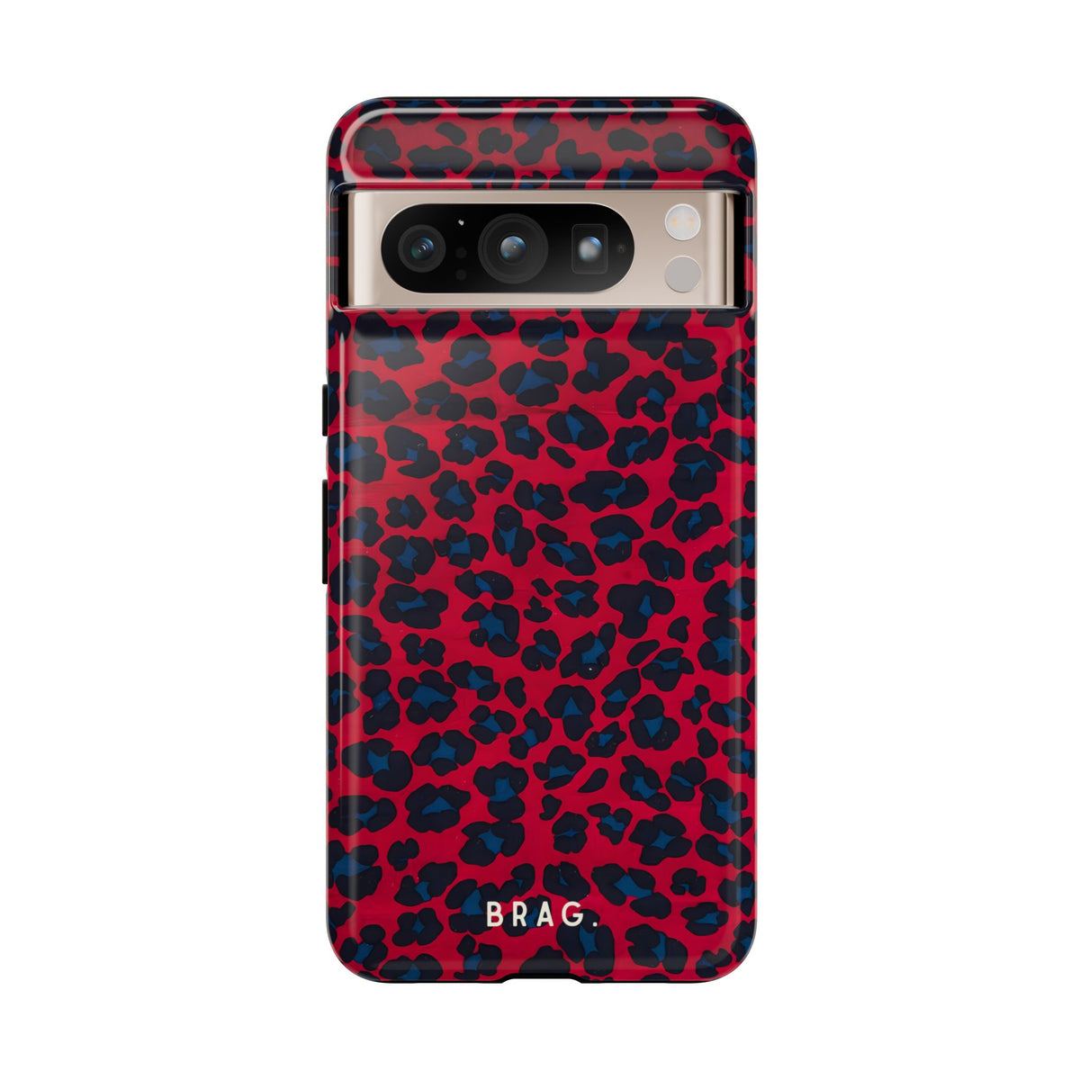 Red Flag Tough Phone Case – Shockproof Protective iPhone Cover