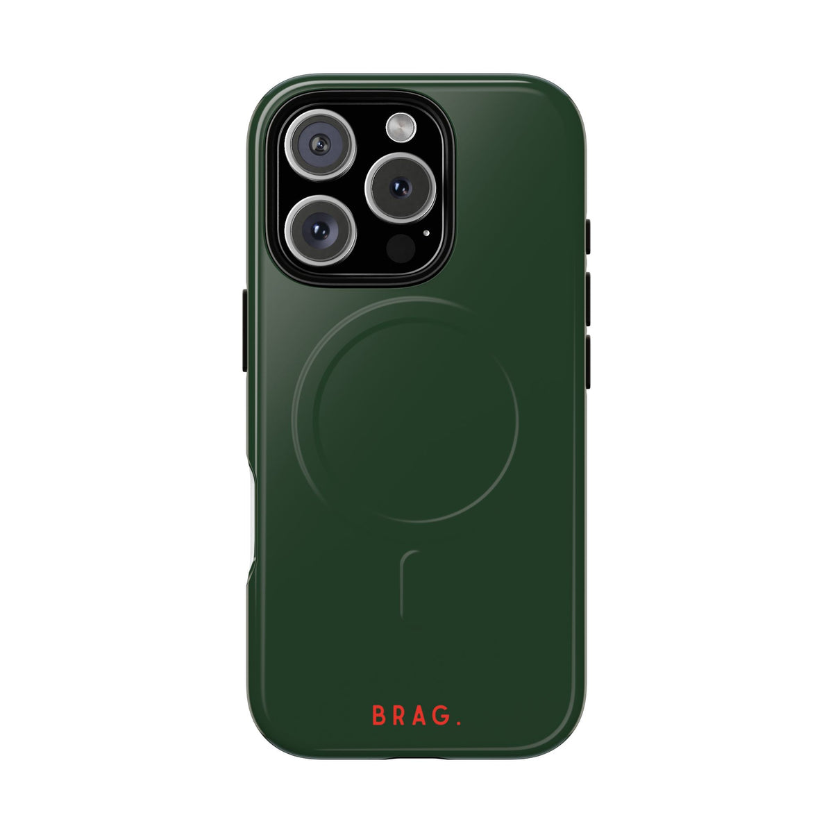Brag Green MagSafe Tough Phone Case — Magnetic Protective Cover