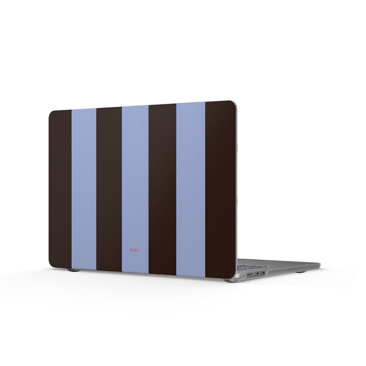 Grayscale Gradient Matte MacBook Case — Slim Protective Laptop Cover