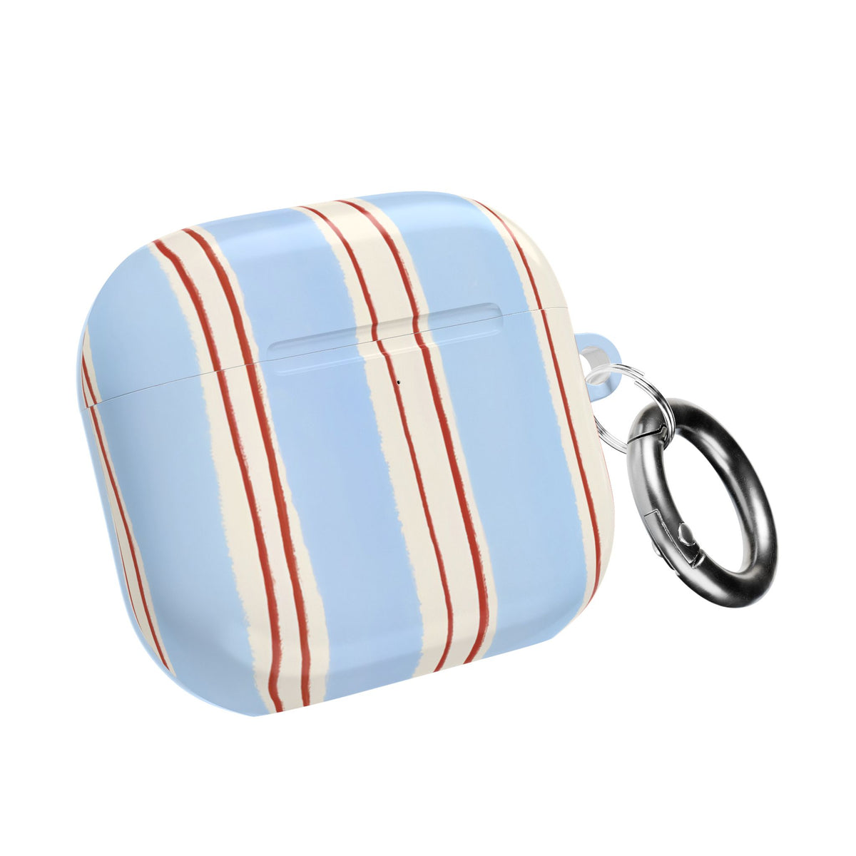 Blue Linen AirPod Case – Slim Protective Charging Case