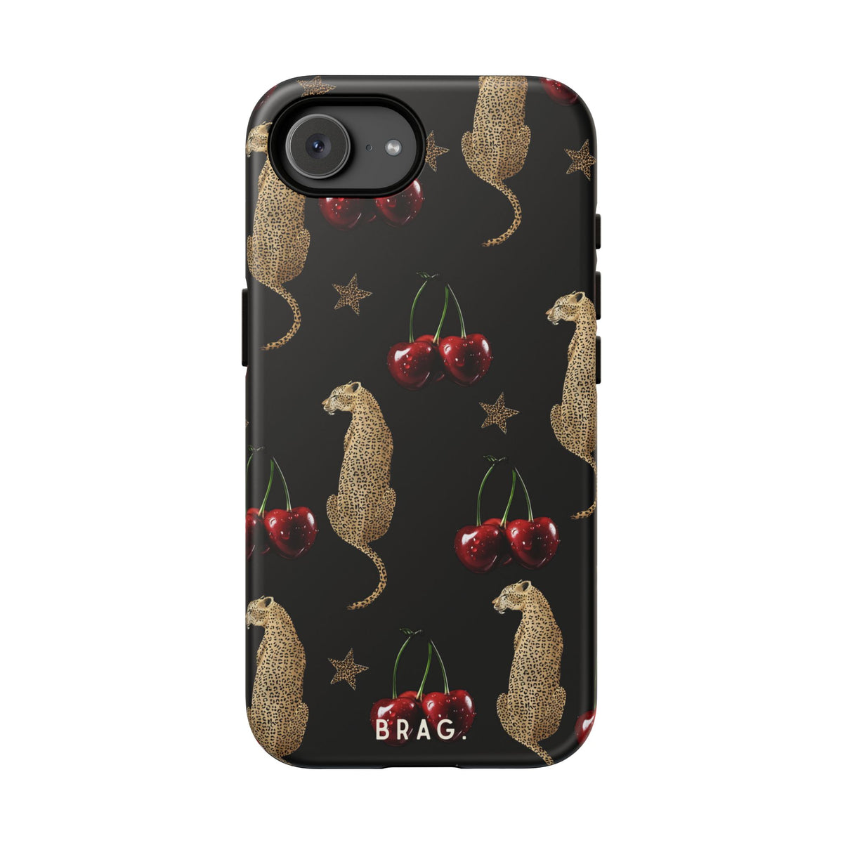 Wild Cherry Tough Phone Case – Shockproof Protective iPhone Cover