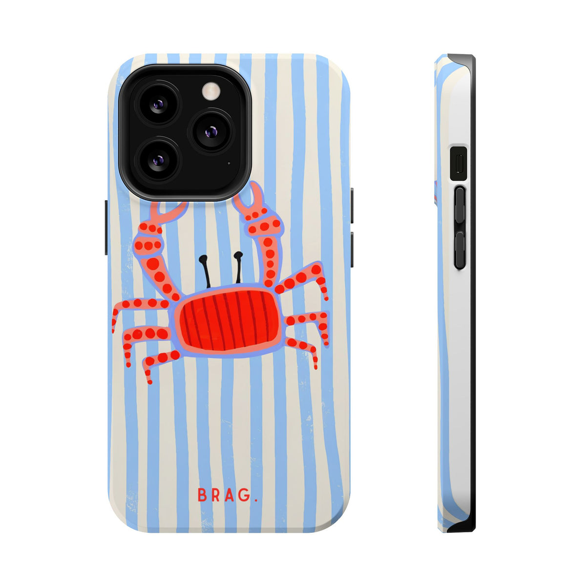Azure Crab Magnetic Impact-Resistant Phone Case